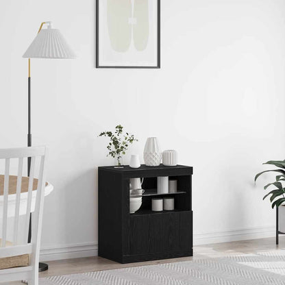 LED Sideboard 60,5 X 37 X 67 Cm Konstrueret Træ - Variant 863014
