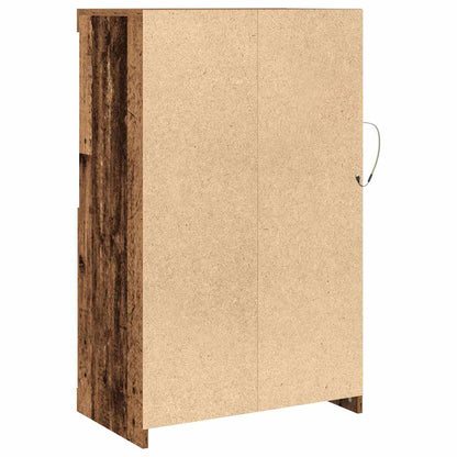 LED Sideboard 60,5 X 37 X 100 Cm Konstrueret Træ - Billede 9