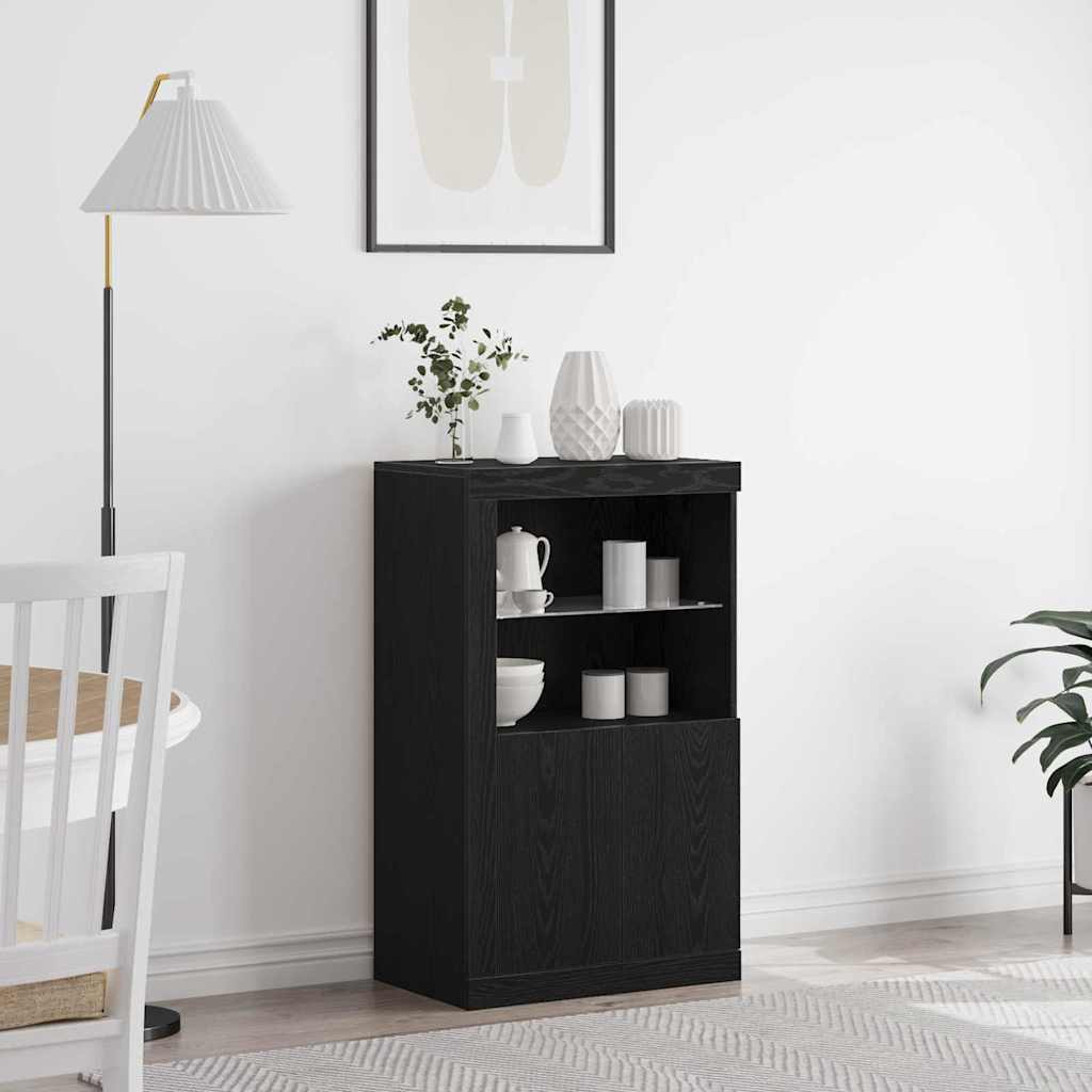 LED Sideboard 60,5 X 37 X 100 Cm Konstrueret Træ - Variant 863017