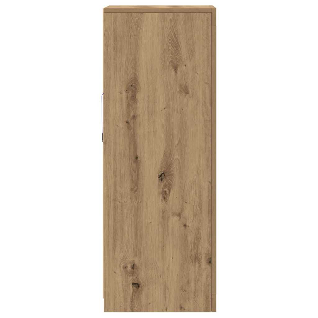 LED Sideboard 41 X 37 X 100 Cm Konstrueret Træ - Billede 8