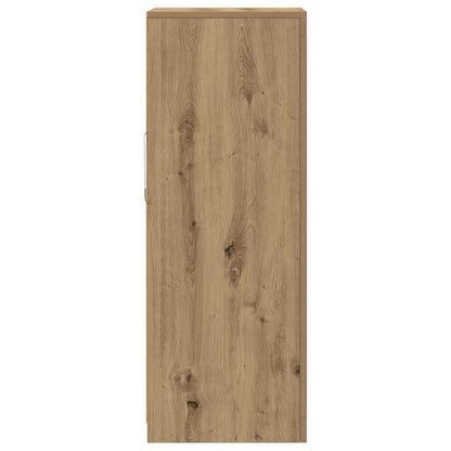 LED Sideboard 41 X 37 X 100 Cm Konstrueret Træ - Billede 8