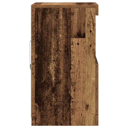 LED Sideboard 41 X 37 X 67 Cm Konstrueret Træ - Billede 8