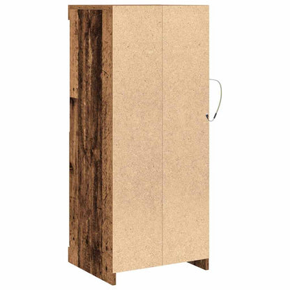 LED Sideboard 41 X 37 X 100 Cm Konstrueret Træ - Billede 9