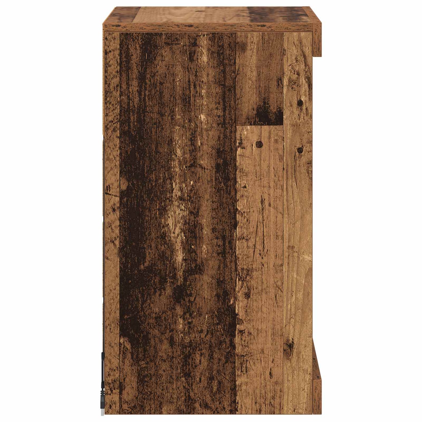 LED Sideboard 41 X 37 X 67 Cm Konstrueret Træ - Billede 7