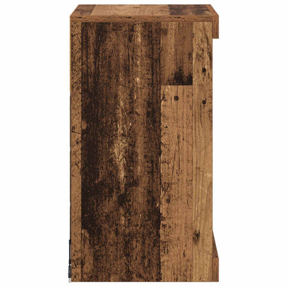 LED Sideboard 41 X 37 X 67 Cm Konstrueret Træ - Billede 7