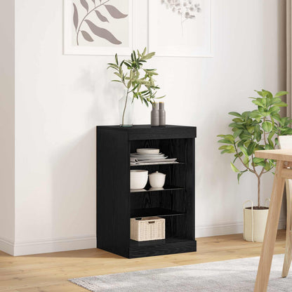 LED Sideboard 41 X 37 X 67 Cm Konstrueret Træ - Variant 863053