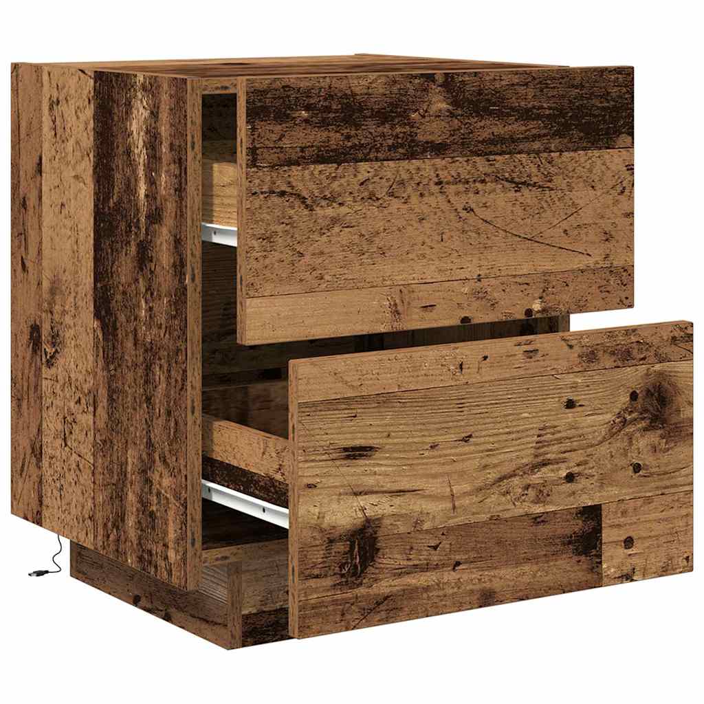 Natskab 45 X 40 X 55 Cm Konstrueret Træ - Billede 5