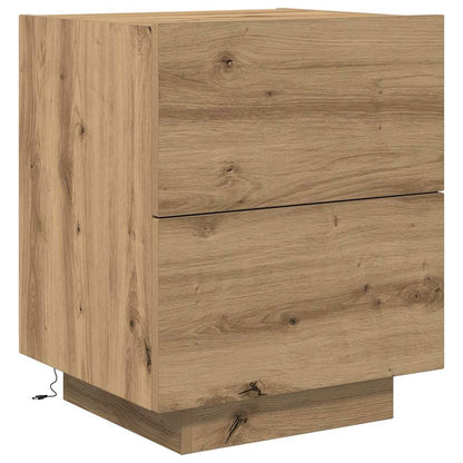 Natskab Egetræ 45 X 40 X 55 Cm Konstrueret Træ - Billede 2