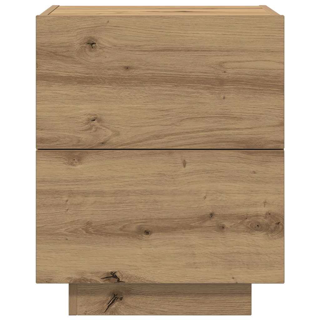 Natskab Egetræ 45 X 40 X 55 Cm Konstrueret Træ - Billede 6
