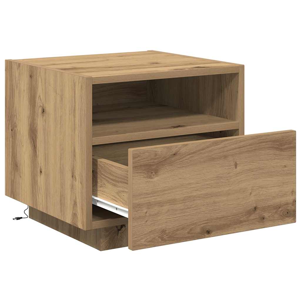Natskab Egetræ 40 X 39 X 37 Cm Konstrueret Træ - Billede 5
