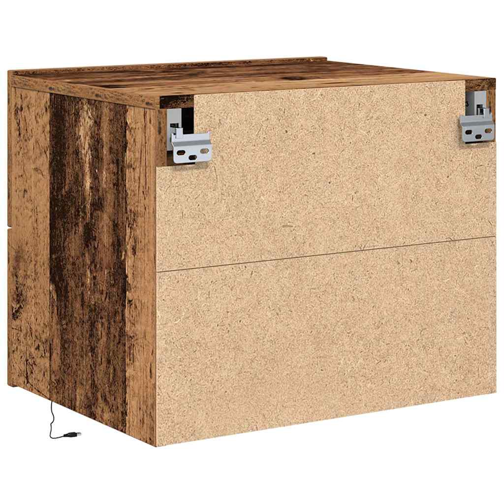 Natskab 50 X 39 X 41 Cm Konstrueret Træ - Billede 8