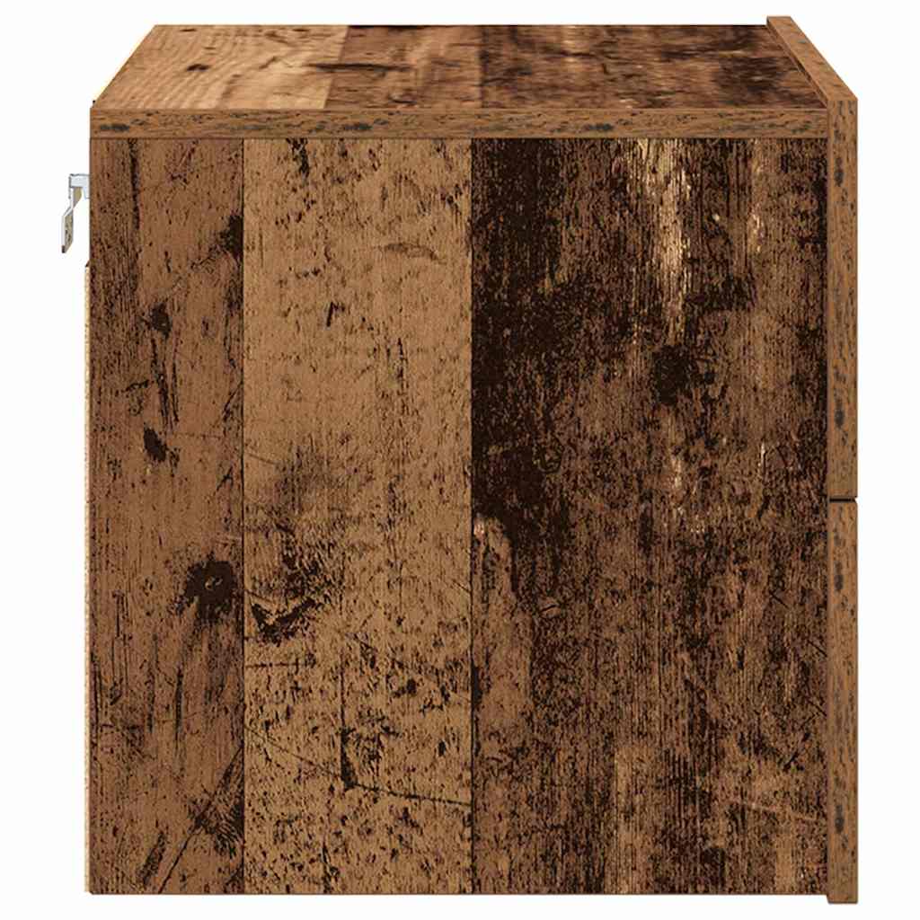 Natskab 50 X 39 X 41 Cm Konstrueret Træ - Billede 7