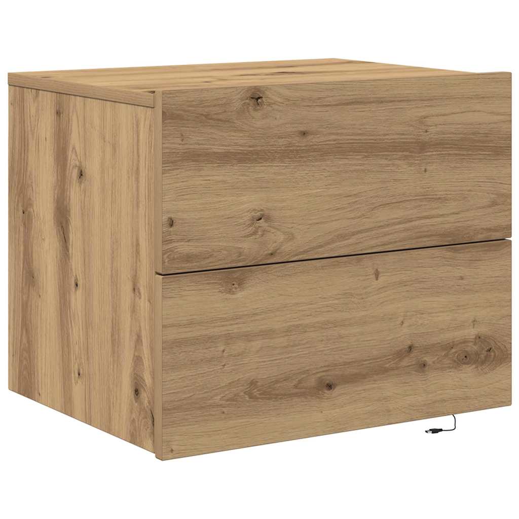Natskab Egetræ 50 X 39 X 41 Cm Konstrueret Træ - Billede 2
