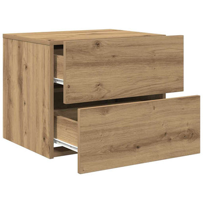 Natskab Egetræ 50 X 39 X 41 Cm Konstrueret Træ - Billede 5