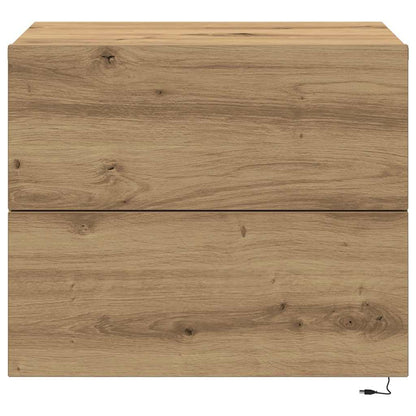 Natskab Egetræ 50 X 39 X 41 Cm Konstrueret Træ - Billede 6