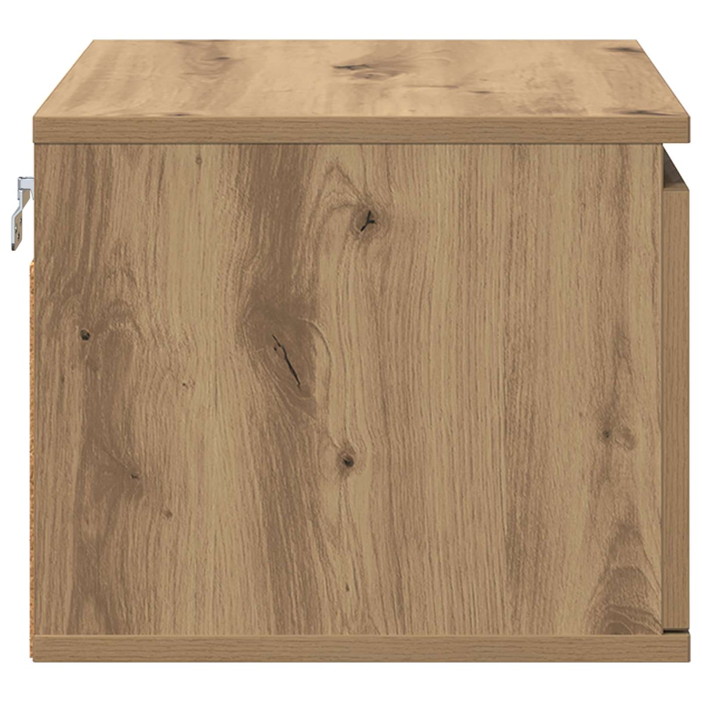 Vægmonteret Natbord Egetræ 50 X 36 X 30 Cm - Billede 8