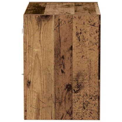 Flydende Hylde Med LED Lys Med Hylde 40 X 28,5 X 40 Cm - Billede 7