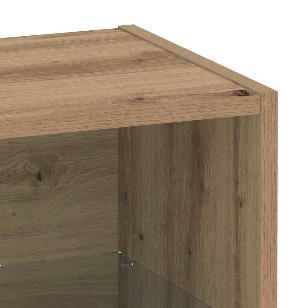 Flydende Hylde Med LED 40 X 28,5 X 40 Cm - Billede 11