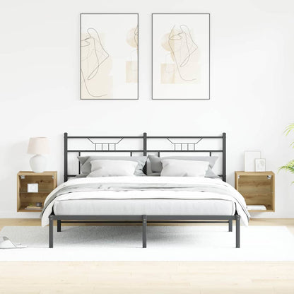 Flydende Hylde Med LED 40 X 28,5 X 40 Cm - Billede 5