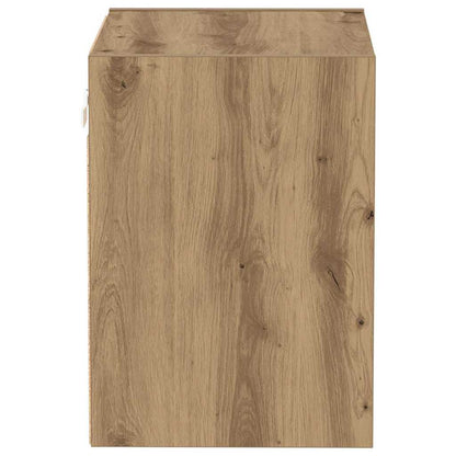 Flydende Hylde Med LED 40 X 28,5 X 40 Cm - Billede 9