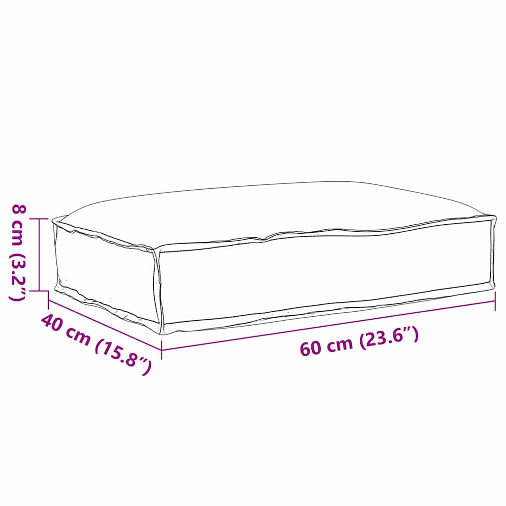 Pude 60 X 40 X 8 Cm Oxford Stof - Billede 8