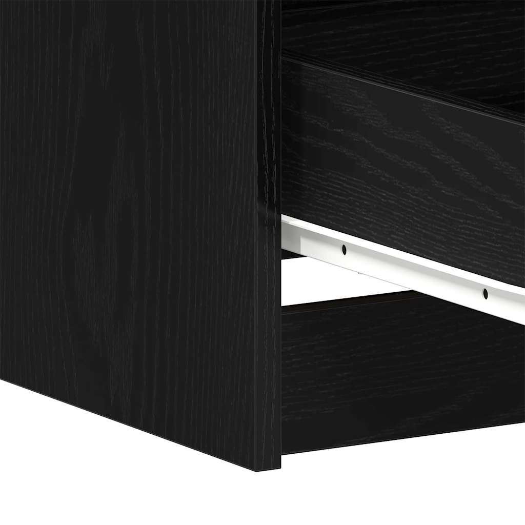 Bord Sort Eg 140 X 50 X 76 Cm Konstrueret Træ - Billede 11