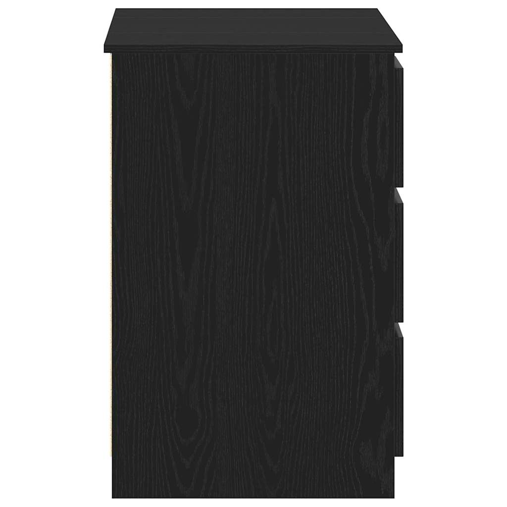 Bord Sort Eg 140 X 50 X 76 Cm Konstrueret Træ - Billede 7