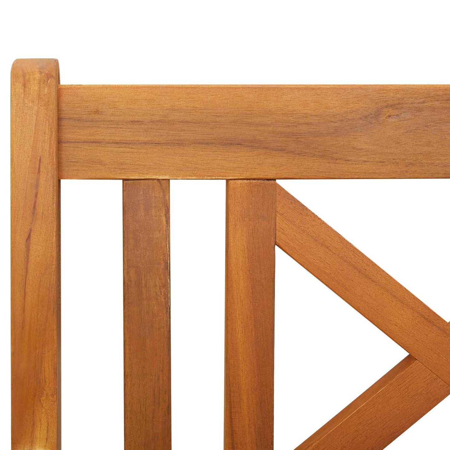Udendørs Bænk Naturfarvet 110 X 56 X 90 Cm Massivt Akacietræ - Billede 9