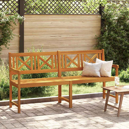 Udendørs Bænk Naturfarvet 110 X 56 X 90 Cm Massivt Akacietræ - Variant 4105526