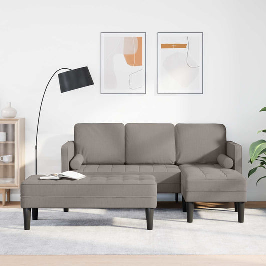 Sofa Sæt Med Pude 2 Dele Polyester - Hovedbillede