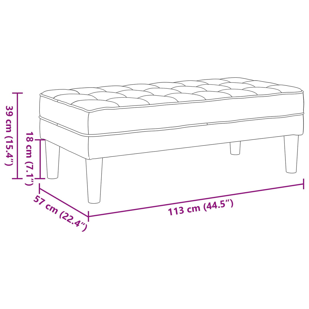 Sofa Sæt 2 Stk. Polyester - Billede 19