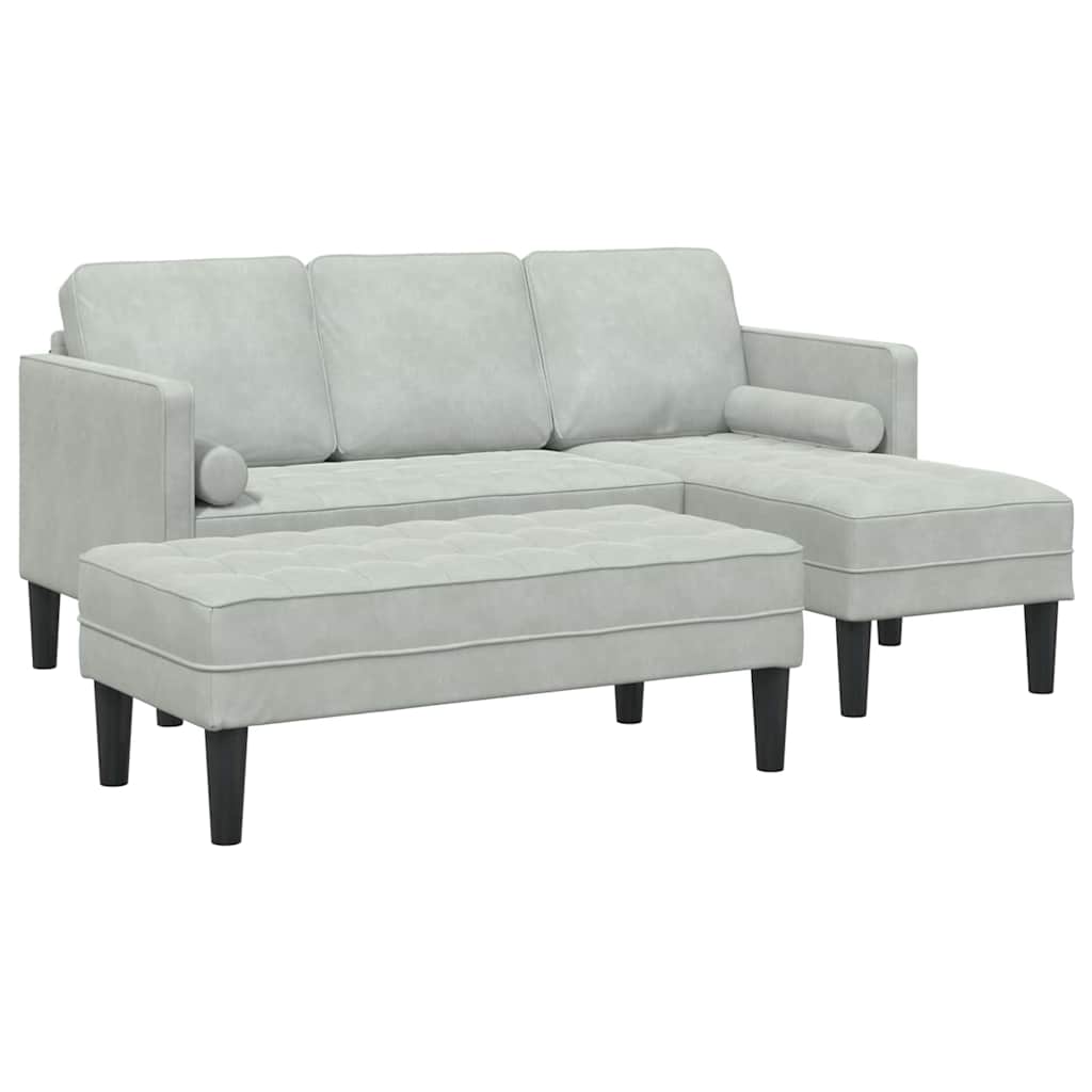 Sofa Sæt Med Pude 2 Dele Polyester - Billede 2