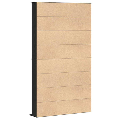 Cd-skab Med Hylde Sort Eg 101 X 23 X 177,5 Cm Konstrueret Træ - Billede 5