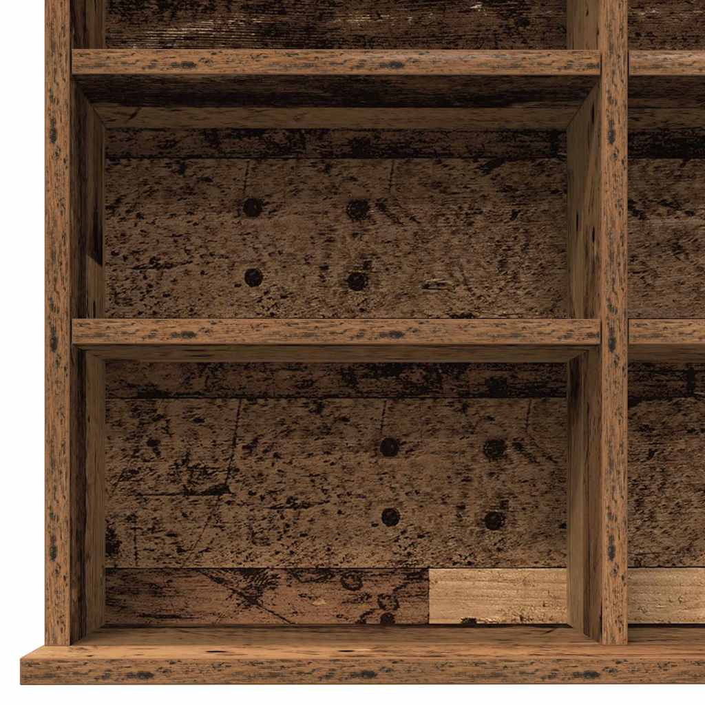 Cd-skab Gammelt Træ 101 X 23 X 177,5 Cm Konstrueret Træ - Billede 8