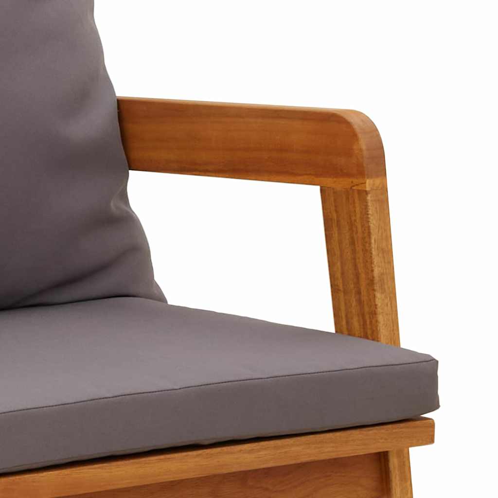 Havebænk Olie Naturlig 115 X 65 X 71 Cm Massivt Akacietræ - Billede 7