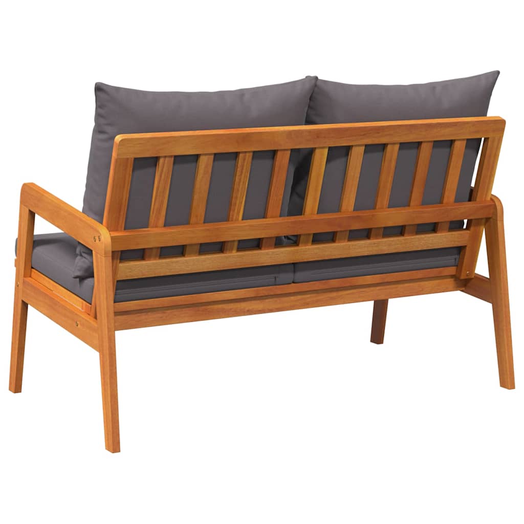 Havebænk Olie Naturlig 115 X 65 X 71 Cm Massivt Akacietræ - Billede 4
