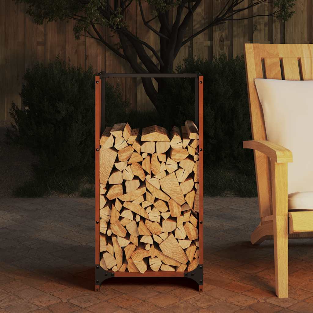 Brændestativ 40x30x80 Cm Forvitringsstål - Billede 3