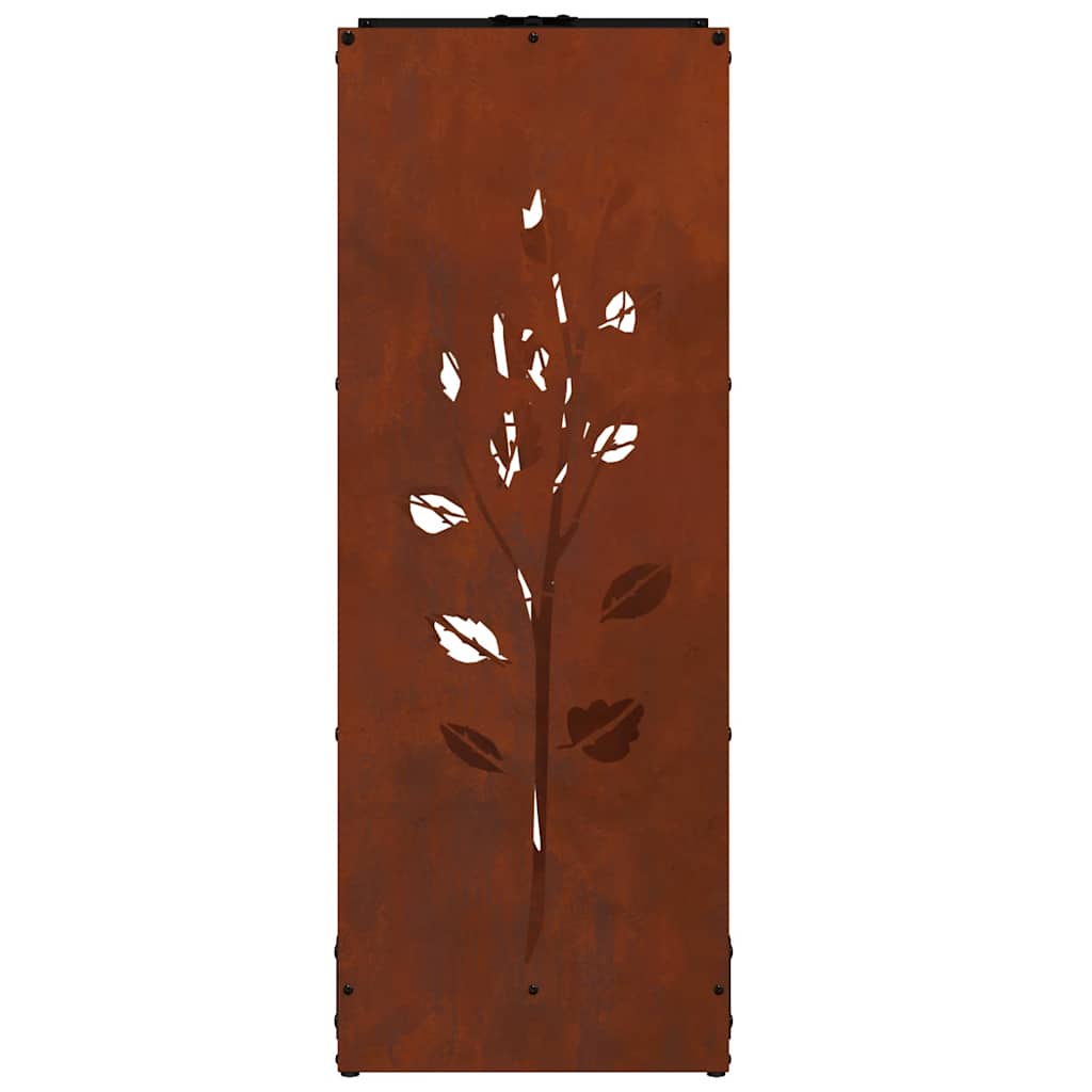 Brændestativ 40x30x80 Cm Forvitringsstål - Billede 7