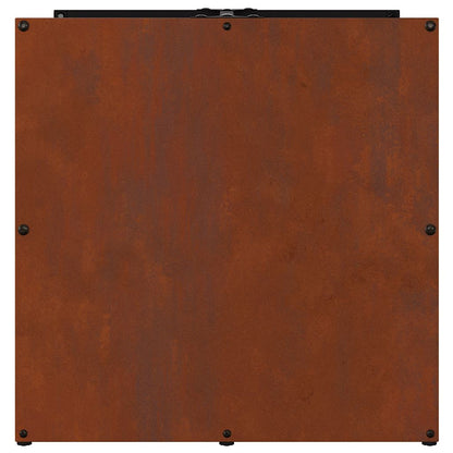 Brændestativ 40x40x40 Cm Forvitringsstål - Billede 7