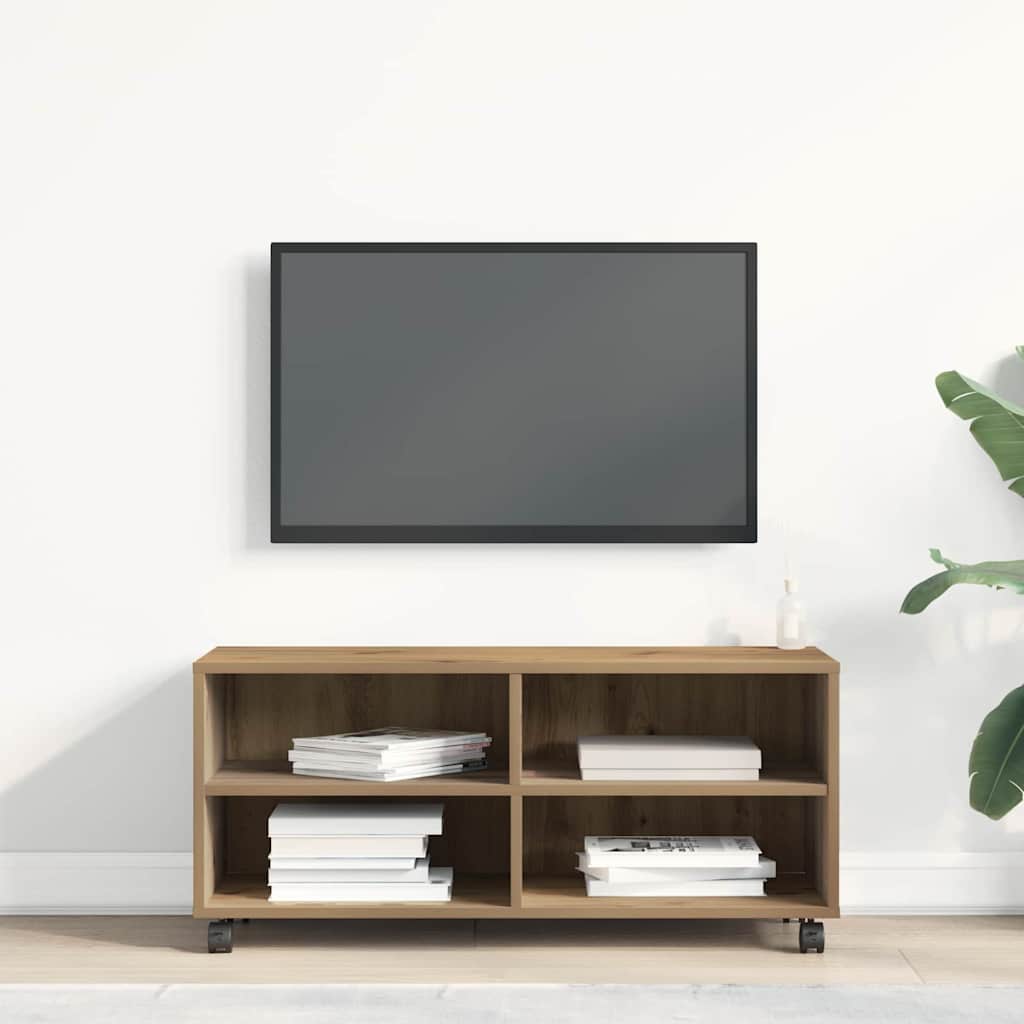 TV-skab 90 X 35 X 40.5 Cm Konstrueret Træ - Billede 4