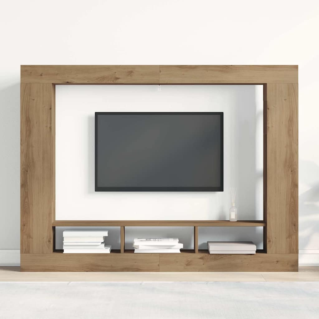 TV-skab 152 X 22 X 113 Cm Konstrueret Træ - Billede 4