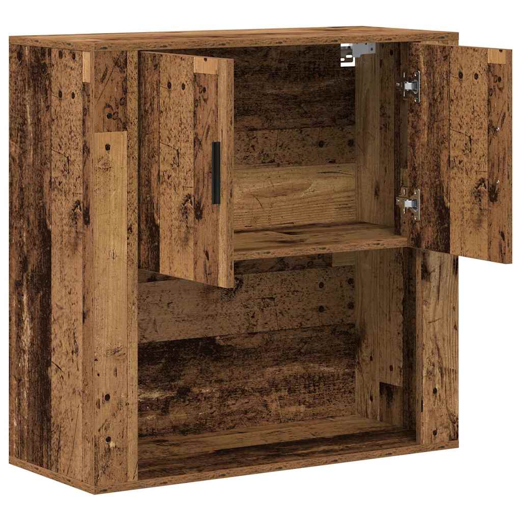 Vægskab Med Hylde 80 X 33 X 80 Cm Konstrueret Træ - Billede 5