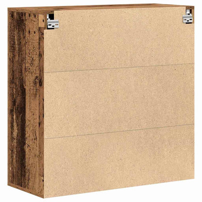 Vægskab Med Hylde 80 X 33 X 80 Cm Konstrueret Træ - Billede 8