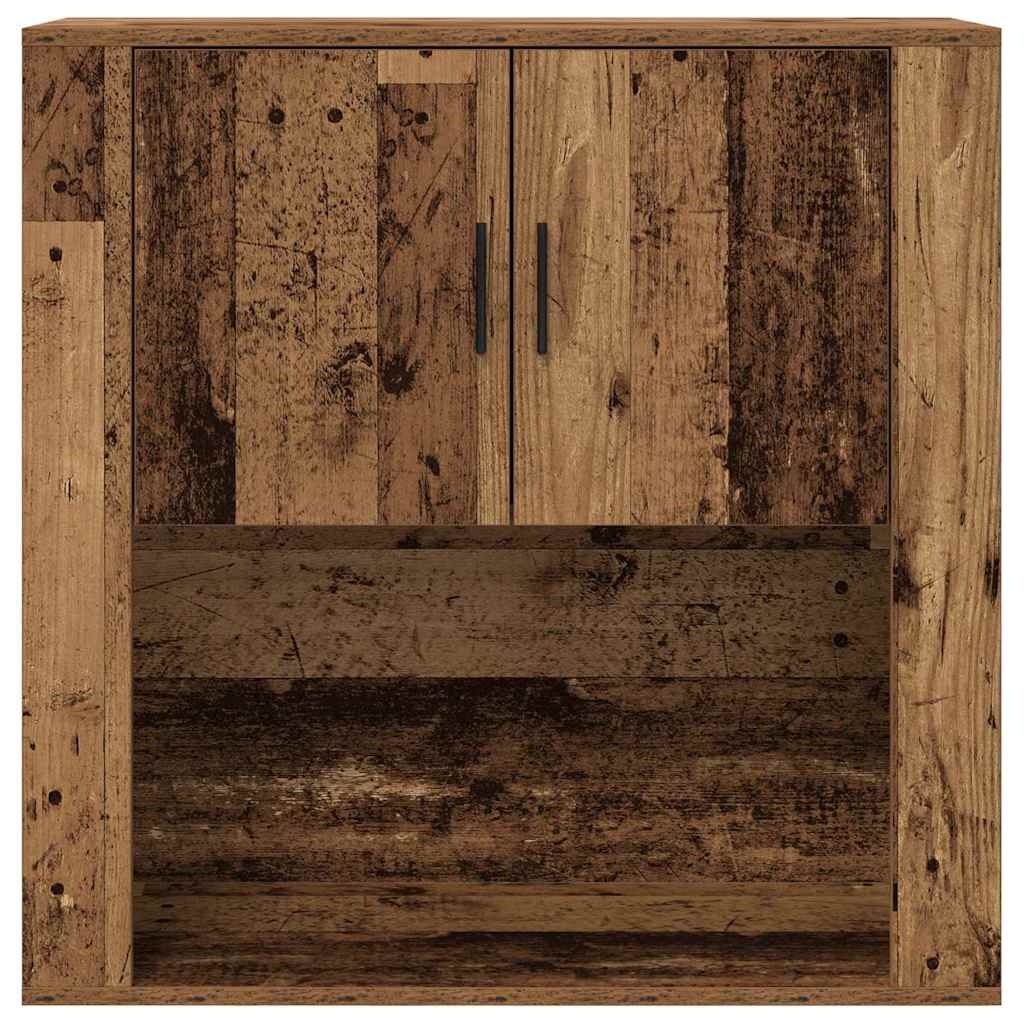 Vægskab Med Hylde 80 X 33 X 80 Cm Konstrueret Træ - Billede 6