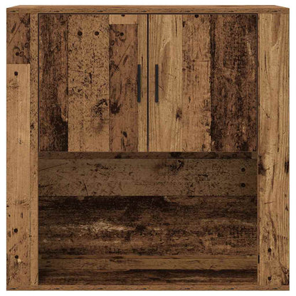Vægskab Med Hylde 80 X 33 X 80 Cm Konstrueret Træ - Billede 6