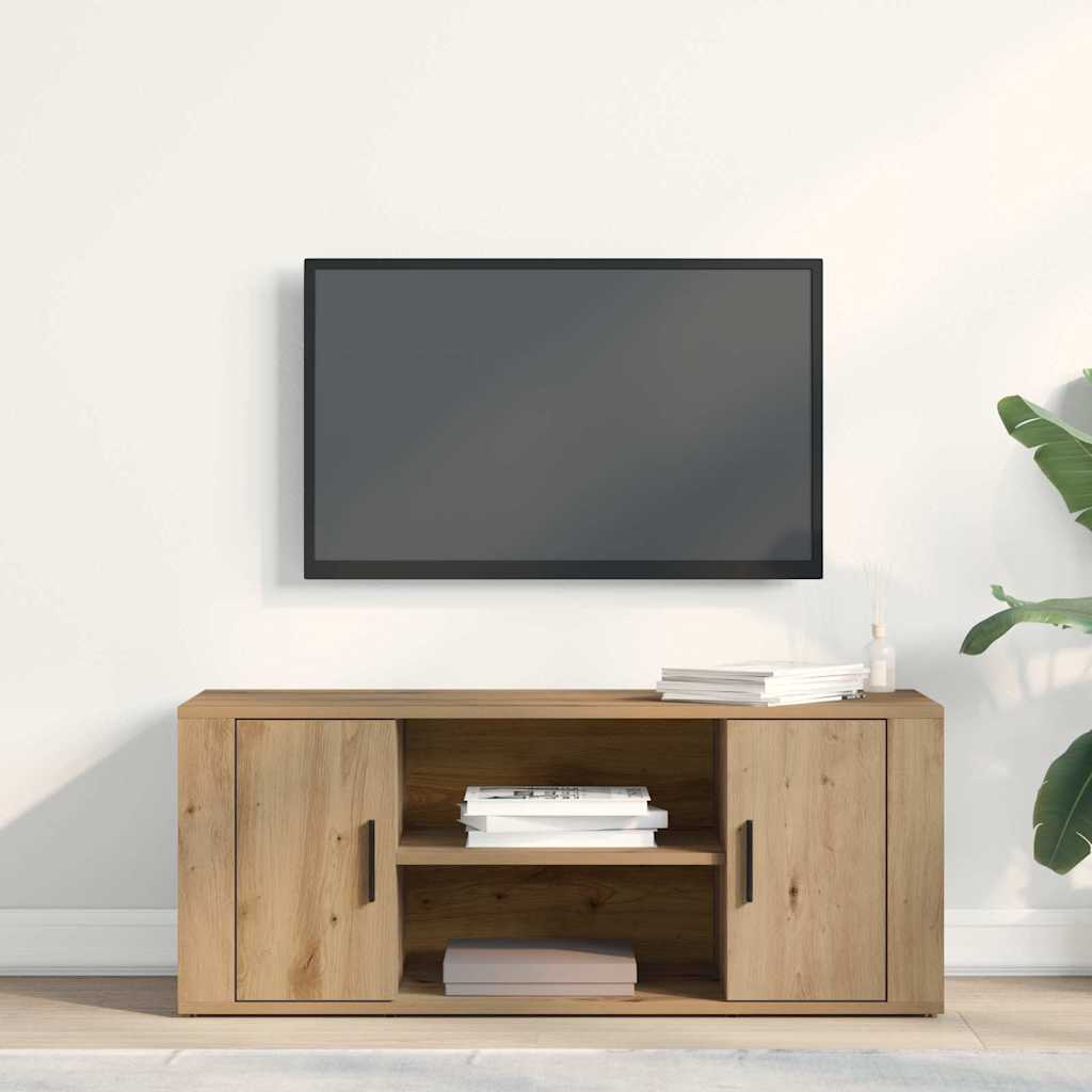 TV-skab 100 X 35 X 40 Cm Konstrueret Træ - Billede 4