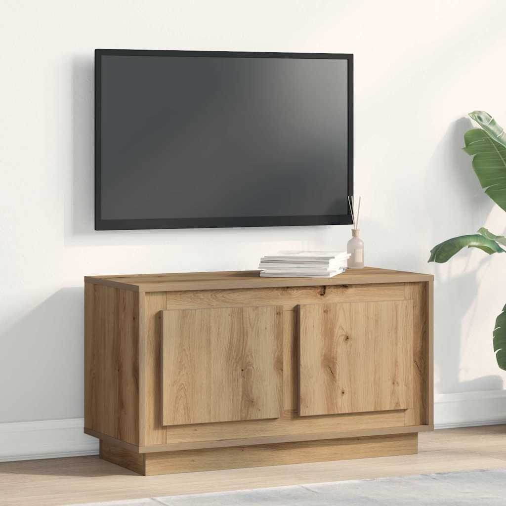 TV-skab 80 X 35 X 45 Cm Konstrueret Træ - Hovedbillede