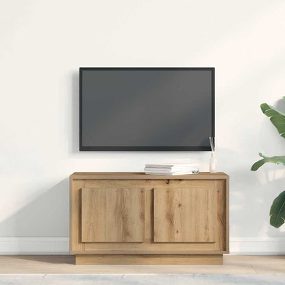 TV-skab 80 X 35 X 45 Cm Konstrueret Træ - Billede 4