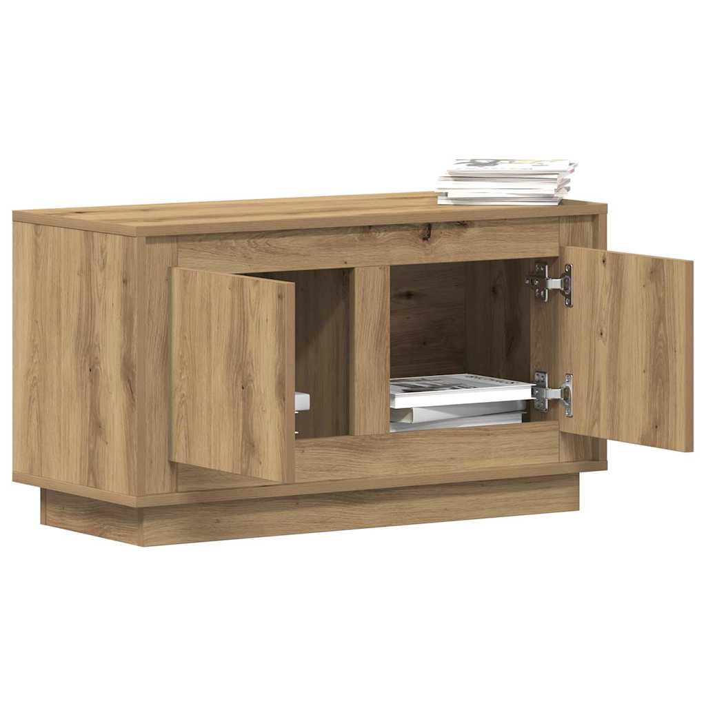 TV-skab 80 X 35 X 45 Cm Konstrueret Træ - Billede 3