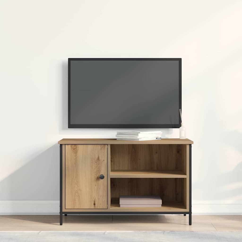 TV-skab 80 X 40 X 50 Cm Konstrueret Træ - Billede 4